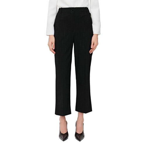 Veronika Maine Subtle Stripe Cropped Pant